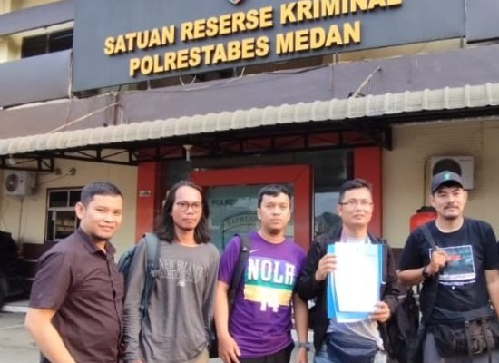 Pewarta PSMS Medan Laporkan Sekjen SMeCK Hooligan ke Polrestabes Medan 